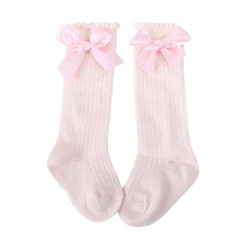 Baby Knee Socks with Bow